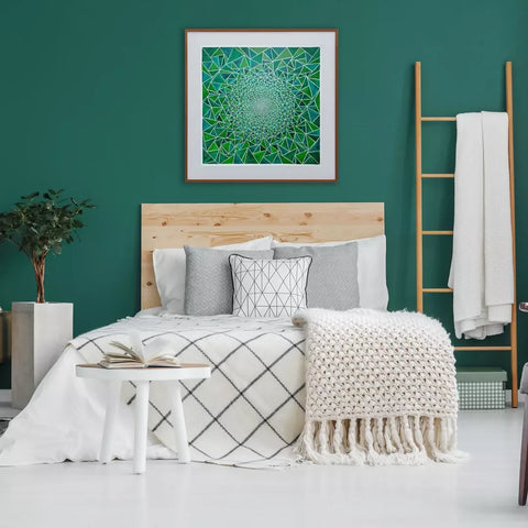 Stella Zuegel Geometric Art SecretPathGreenRoom-smallersquare_1080x