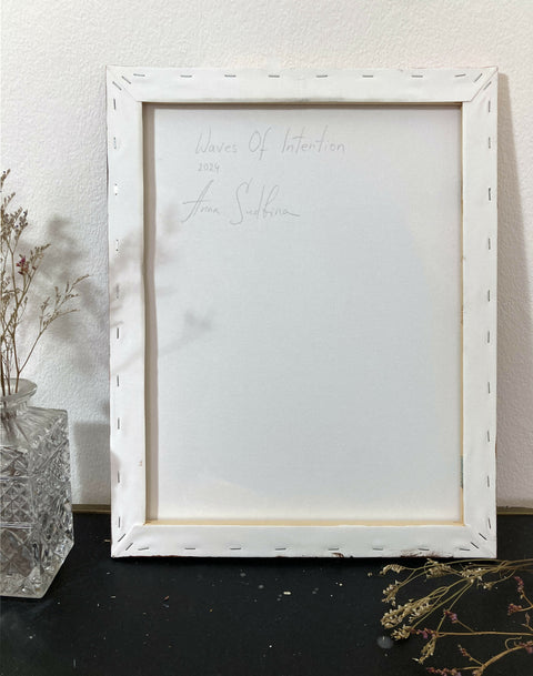 Waves of Intention - verso with signature
