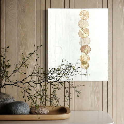 Tina Norden_Resilience_Leaves on canva_40x50cm_closeup