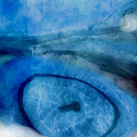 Celestial in blue II abstract