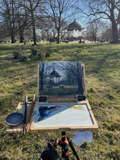 Morning Light through the Bandstand_in situ_lo © Sheri Gee 2025