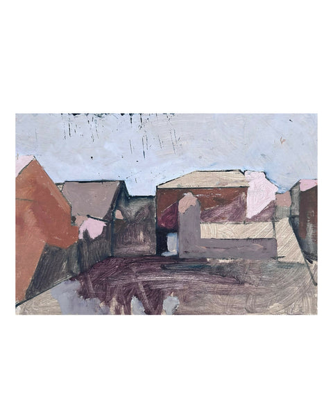 Plein air sketch, Backstreet 2