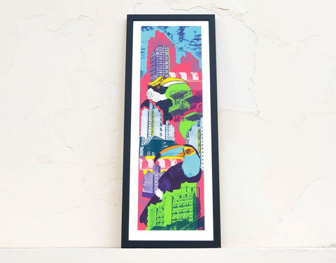 Melissa-North_Concrete-Jungle-II-framed