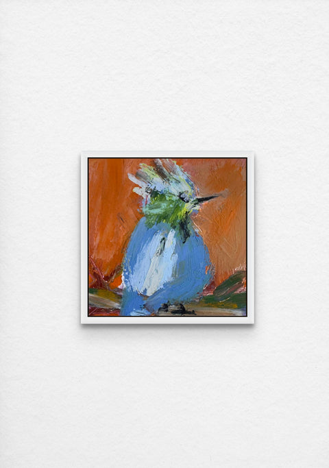 funky feathers_framed