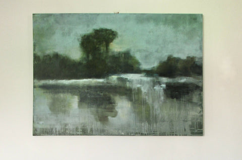 Thames from Isleworth, Evening Light