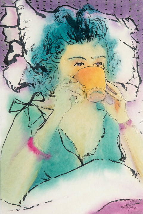 Sipping the remains of the night