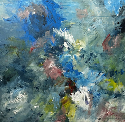 Annette Aspen 'Carefree Harmony - releasing my inner child' 91.4cm x 91.4cm