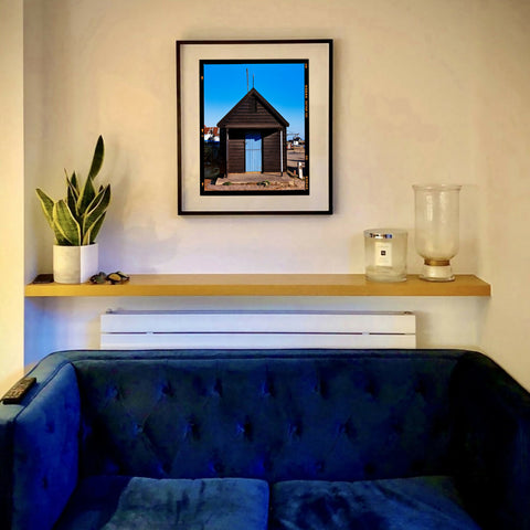 Fishing Hut Southwold in situ