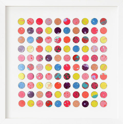 SPLASH ONE HUNDRED PAINTED DOTS COPPER