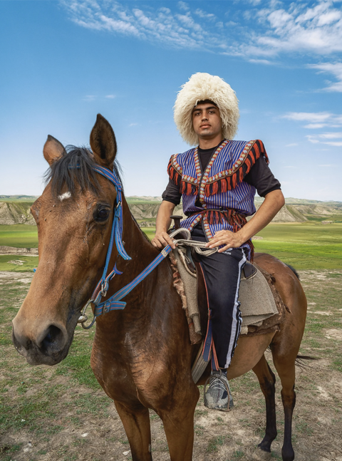 Oveis on Horseback – A Portrait from Turkmen Sahra
