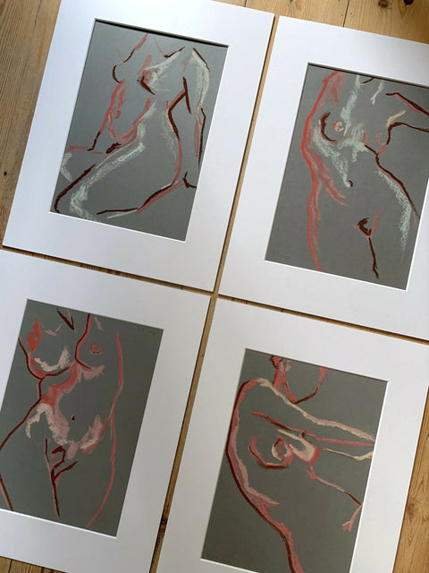 Silhouette in Pastel III