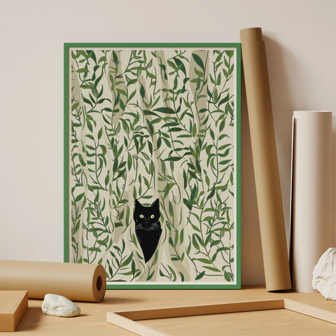 Cat in the willows