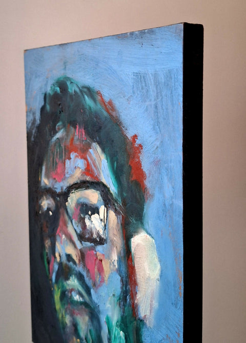Self Portrait in Blue
