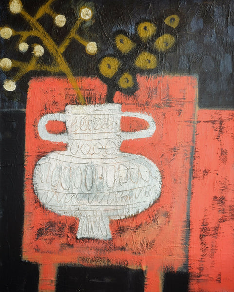 Amphora on a Pink Table