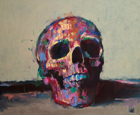 Pink skull 2