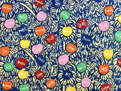 Eat All The Apples cyanotype