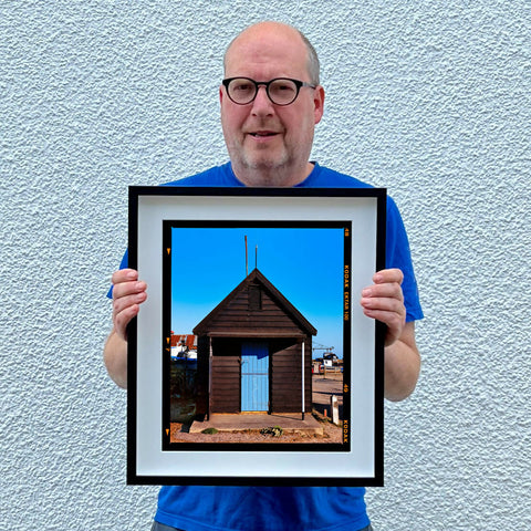 Richard Holding Fishing Hut Southwold 445 Portrait Black Frame Film Rebate