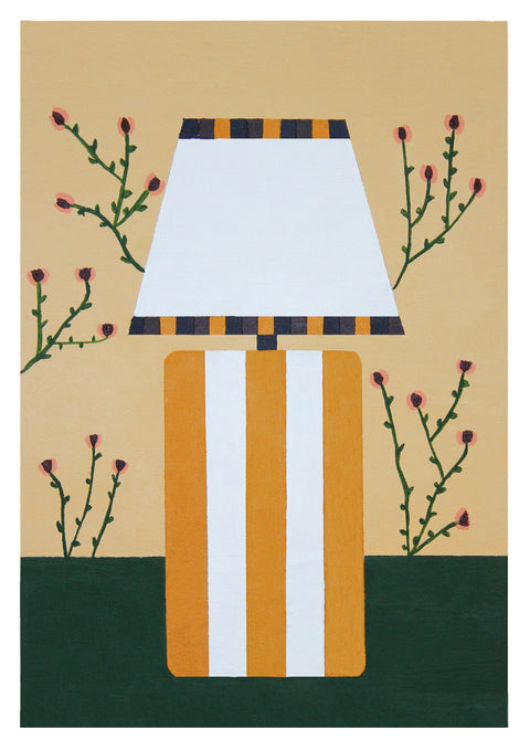 Striped Lamp Print