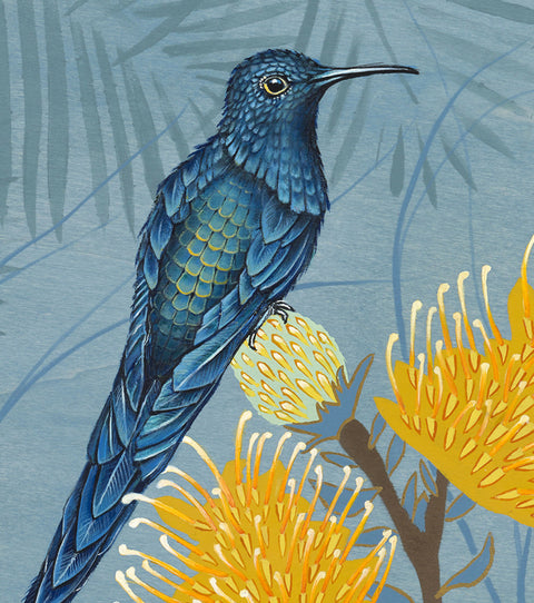 The Bird of Bahia on Gold