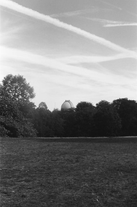 Greenwich Observatory with Trails