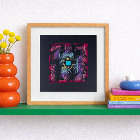 Small Embroidered Circuit Board