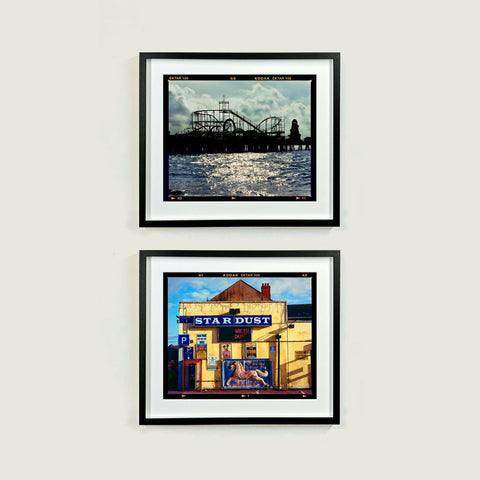 Pleasure Pier Pleasure Park 445 Black Frame on the wall