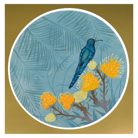 The Bird of Bahia on Gold