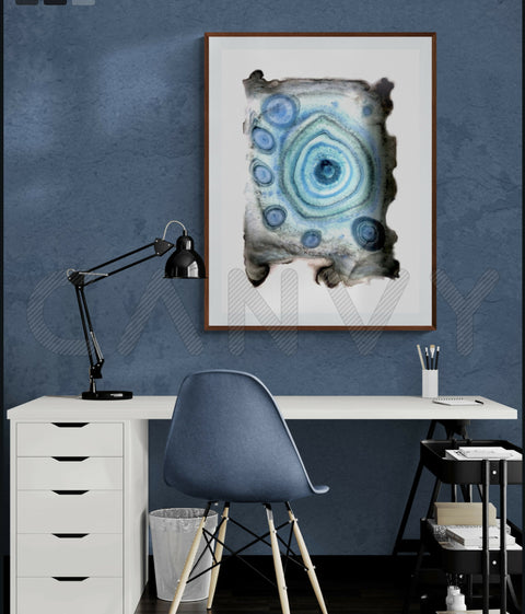 Celestial echoes in blue I