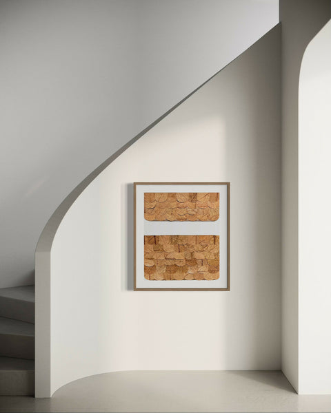 Tina Norden_Fragments III_Leaves on Cardboard_52x72cm_Hall