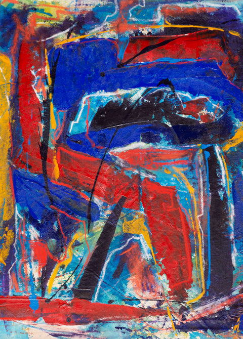 Fatima Mian -90s vibes series -painting-artist-BAME artist-artist of colour-original painting-artwork for sale - buy art - london artist - abstract painter - bold as love