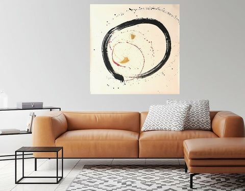3 - Enso InSitu 2024 Black Red Gold on Paper