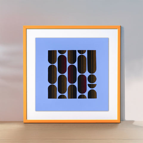 Embroidered Mid-Century Modern Art