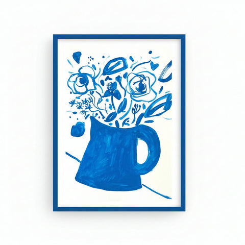 Cerulean Blue Roses II