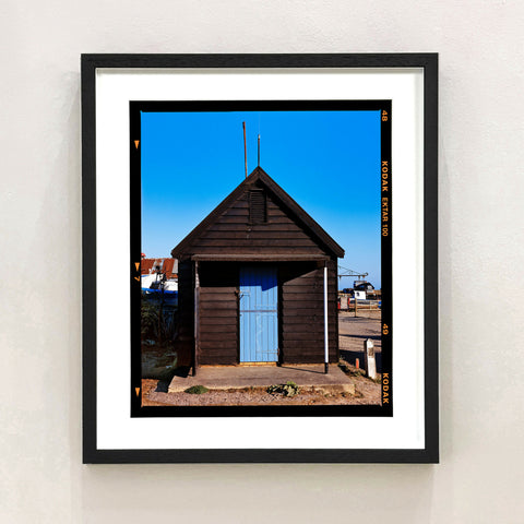 Fishing Hut Southwold 445 Black Frame on the Wall