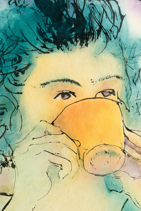 Sipping the remains of the night