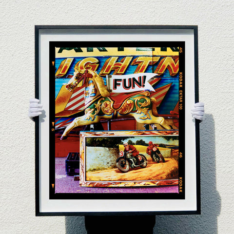 Richard Heeps holding FUN! 970 Black Frame