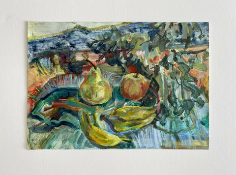 Still life with linden branch