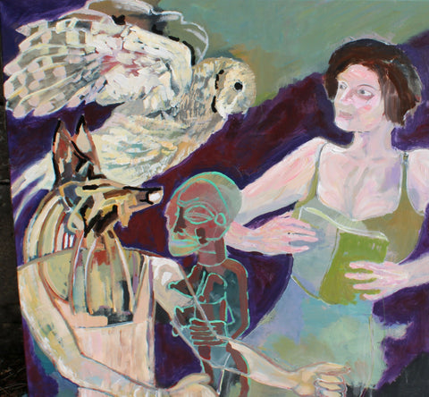 Athena and the Watching Owl