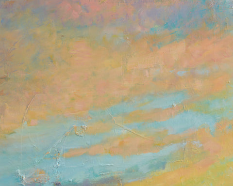 Sunset on the Vanishing Lake