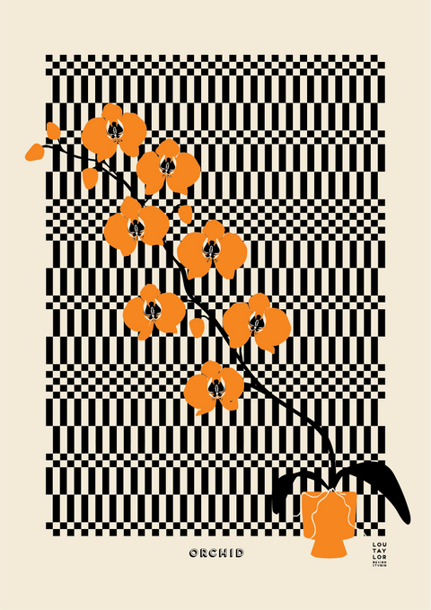 Orange Orchid