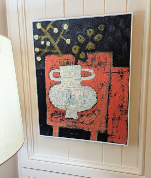 Amphora on a Pink Table