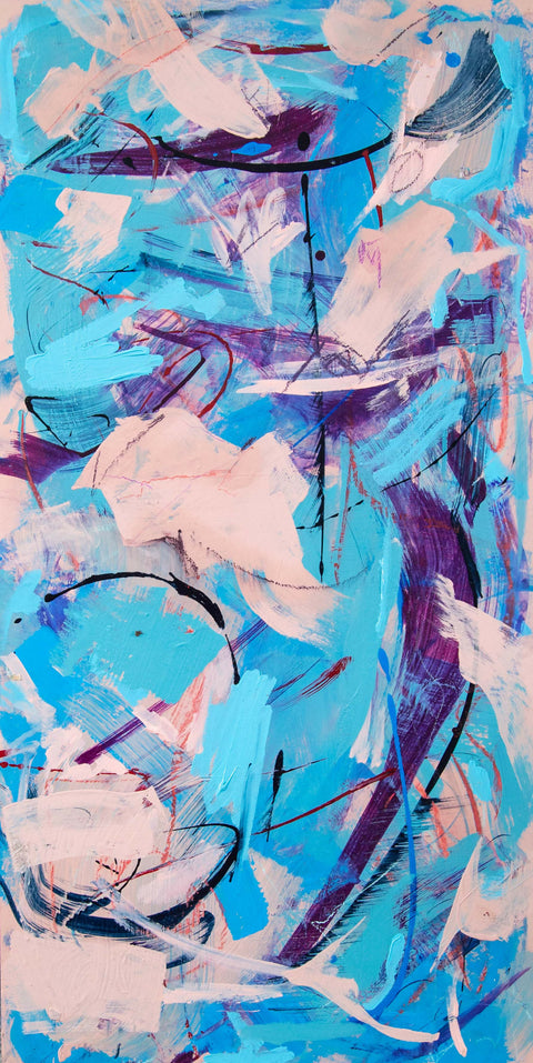 Zylon - fatima mian - artist - abstract painting - painter - london artist - buy art - art for sale - bame artist