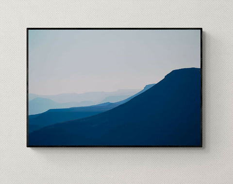 Dusky Mountain II - Fatima Mian - Photographer - Artist - Female Artist - Female Photographer - Artists of Color - Buy Art - Buy Photography - Landscape Photography - Mountain Photos - frame