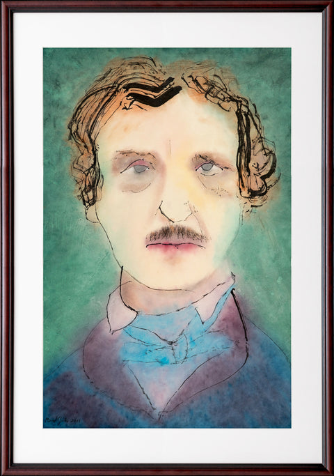 Edgar-Allan-Poe-framed