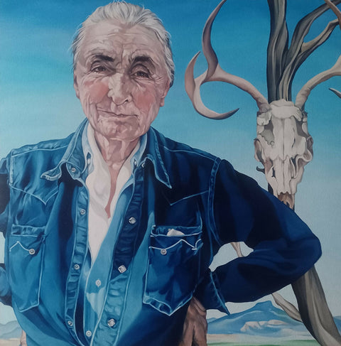 Georgia in her desert