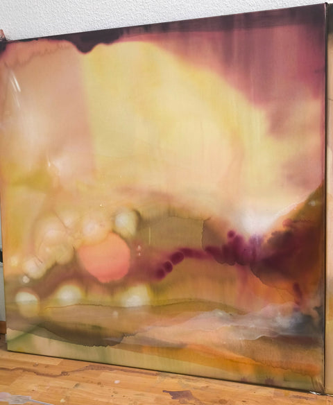 Warm sun-rain on the skin, in the haze of the heat 1.0
