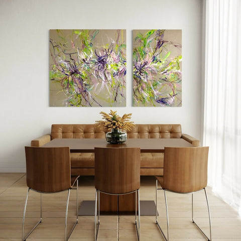 Her Second Bloom - Diptych