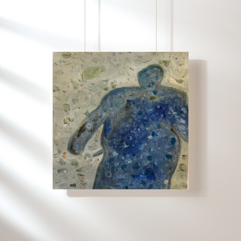 Beige Minimalist Wall Art Frame Mockup Instagram Post