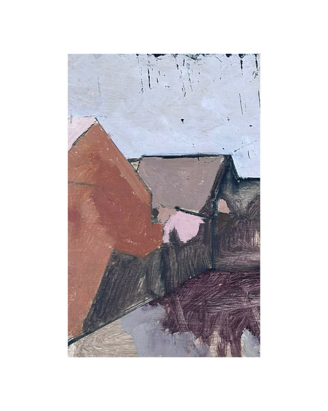 Plein air sketch, Backstreet 2