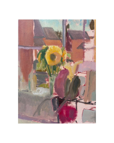 Sunflowers for company